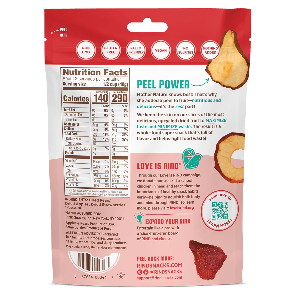 Dried Fruit Blend: Straw-Peary
