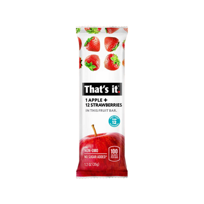 Apple and Strawberry Fruit Bar
