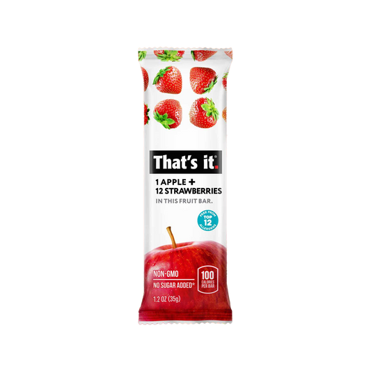 Apple and Strawberry Fruit Bar